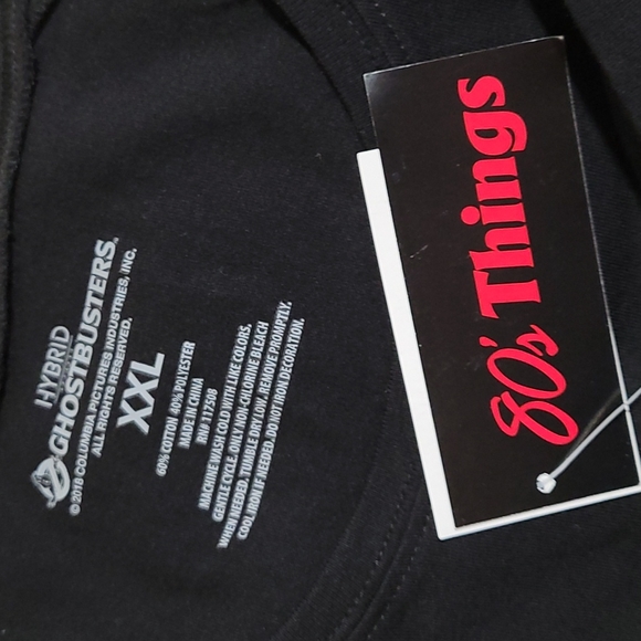 NEW Ghostbusters Tshirt who ya gonna call Graphic Hybrid Apparel XXL 80s Things - Picture 5 of 7